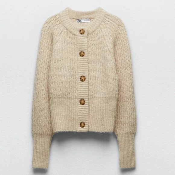 Zara ribbed knit jacket - Picture 4 of 9